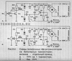 Схема АМ передатчика на 27 мГц