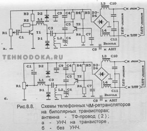 Схема АМ передатчика на 27 мГц